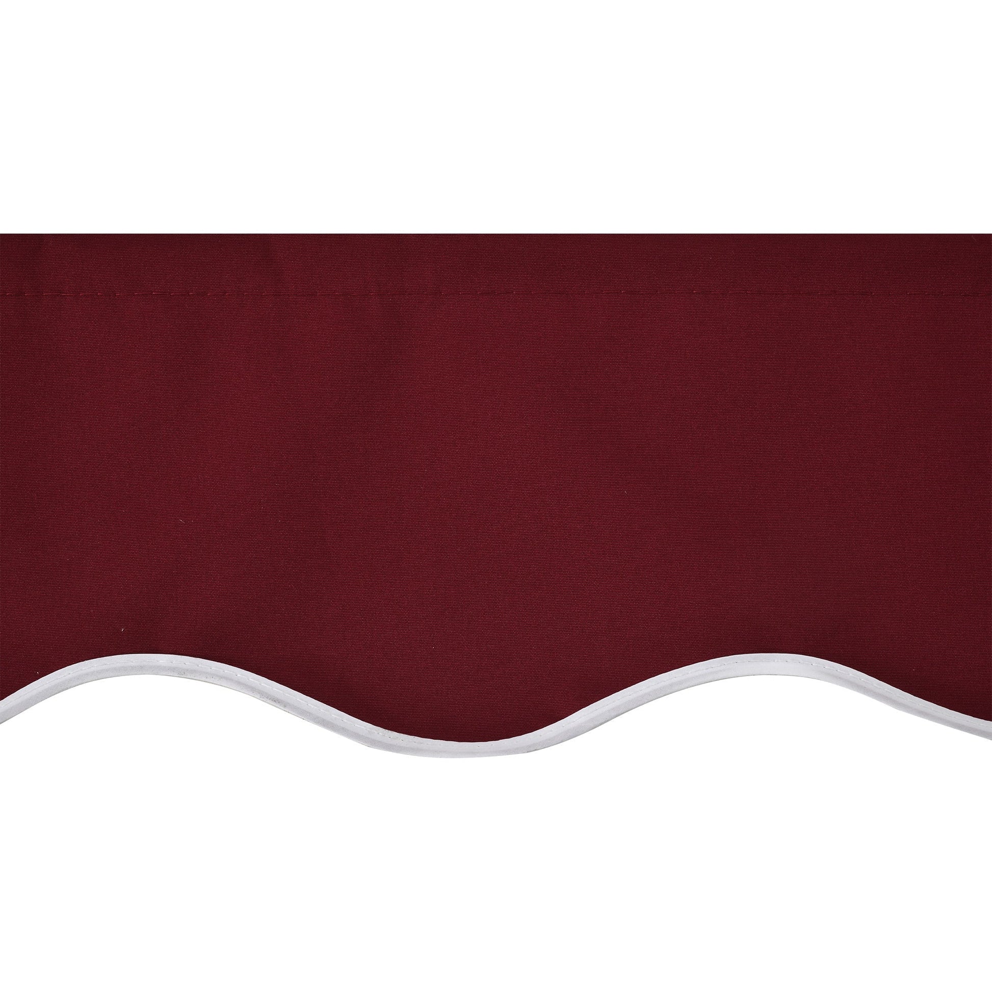 11' x 10' Retractable Awning Fabric Replacement Outdoor Sunshade Canopy Awning Cover, UV Protection, Wine Red Awning Fabric Replacement   at Gallery Canada