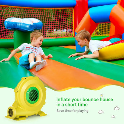 1100W Air Blower Inflatable Blower for Inflatable Bounce House, Yellow Air Blowers   at Gallery Canada