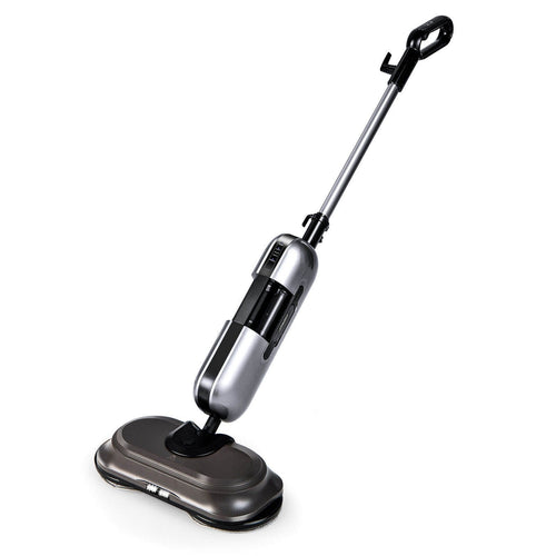 1100W Handheld Detachable Steam Mop with LED Headlights, Gray