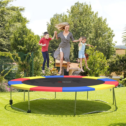 12 Feet Waterproof and Tear-Resistant Universal Trampoline Safety Pad Spring Cover, Multicolor Trampoline Accessories   at Gallery Canada