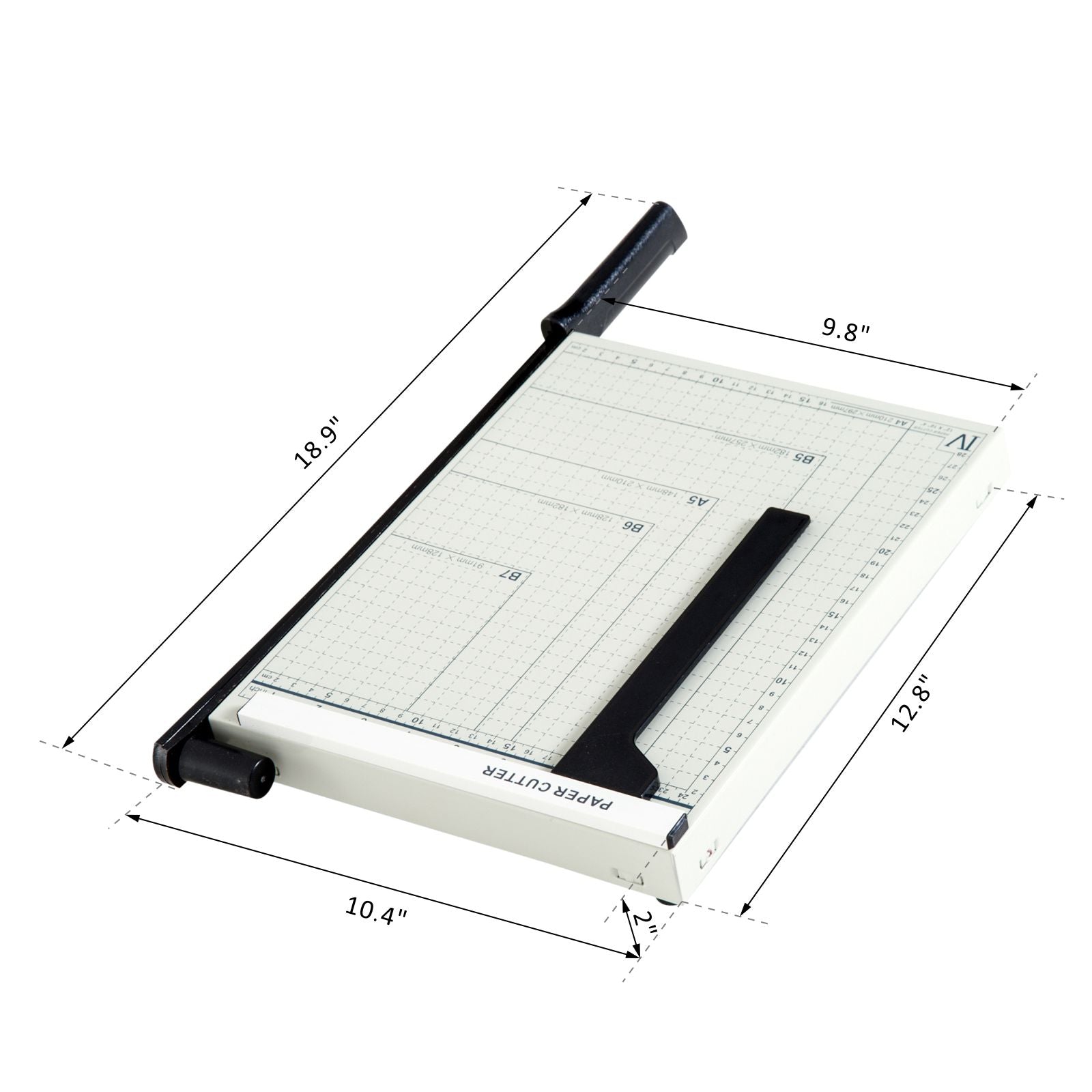 12-Inch Professional Paper Trimmer Metal Base Guillotine Cutter Plate 12 Sheet Capacity Portable Paper Cutter   at Gallery Canada