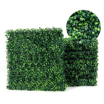 12 Pieces Artificial Boxwood Panels for Wedding Decor Fence Backdrop, Green Decorative Fencing & Flooring   at Gallery Canada