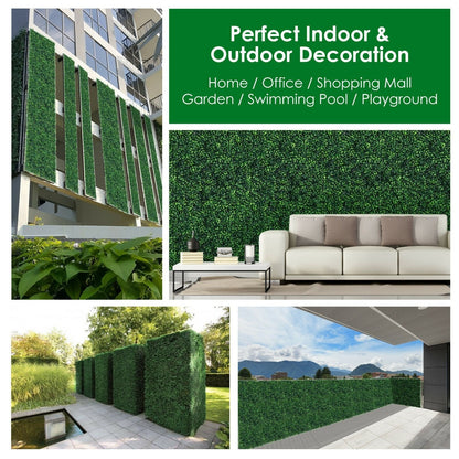 12 Pieces Artificial Boxwood Panels for Wedding Decor Fence Backdrop, Green Decorative Fencing & Flooring   at Gallery Canada