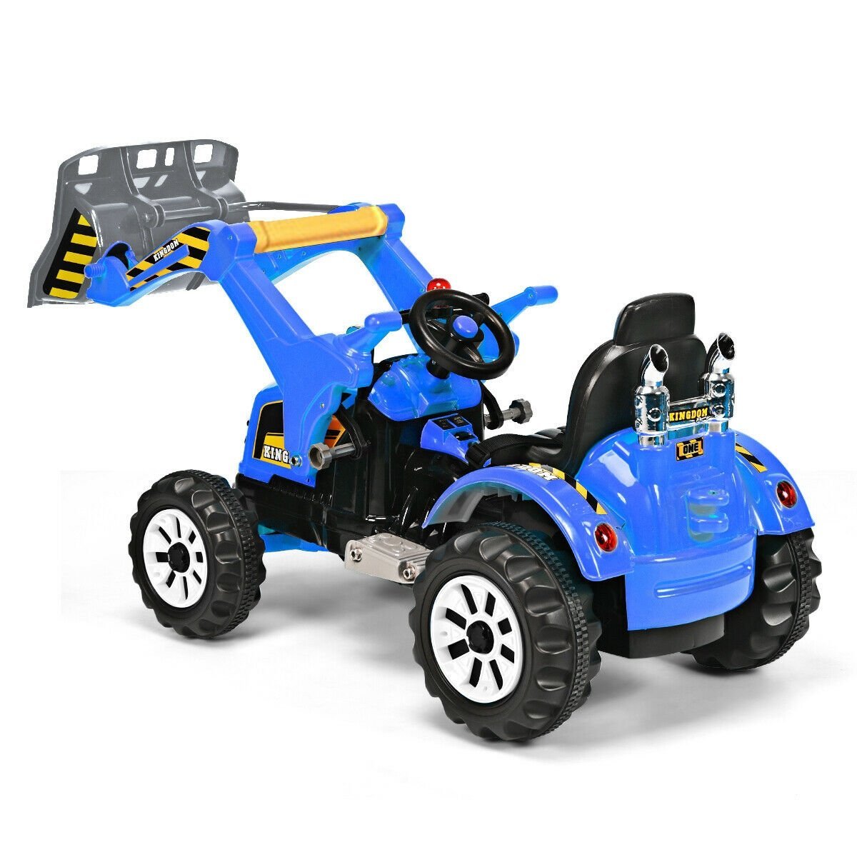 12 V Battery Powered Kids Ride on Dumper Truck, Blue Powered Ride On Toys   at Gallery Canada