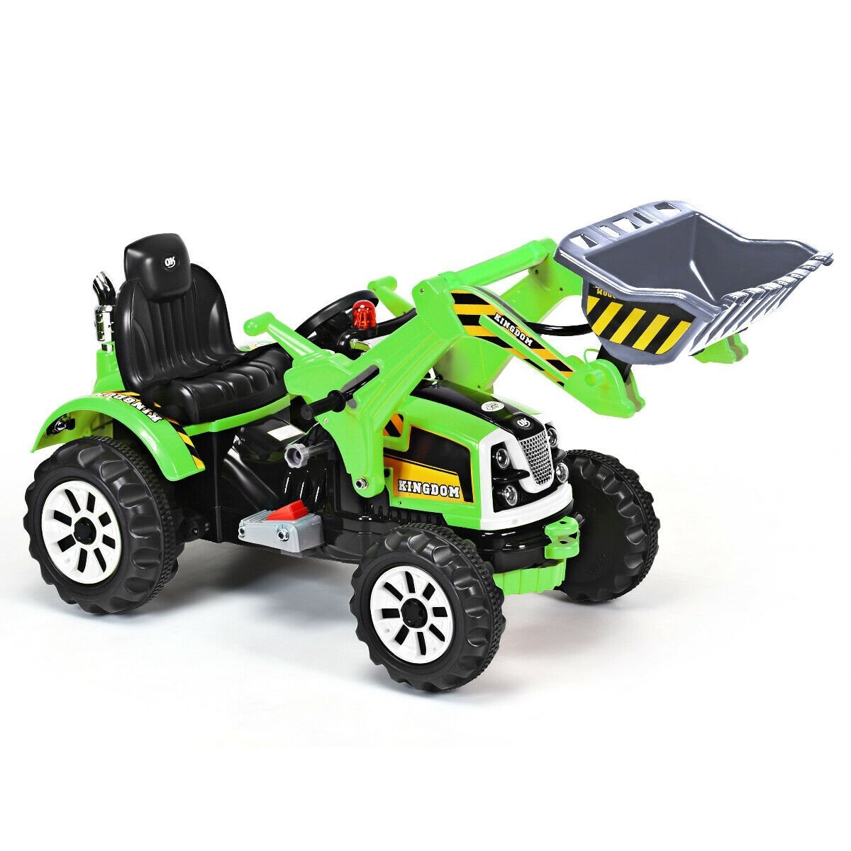 12 V Battery Powered Kids Ride on Dumper Truck, Green Powered Ride On Toys   at Gallery Canada