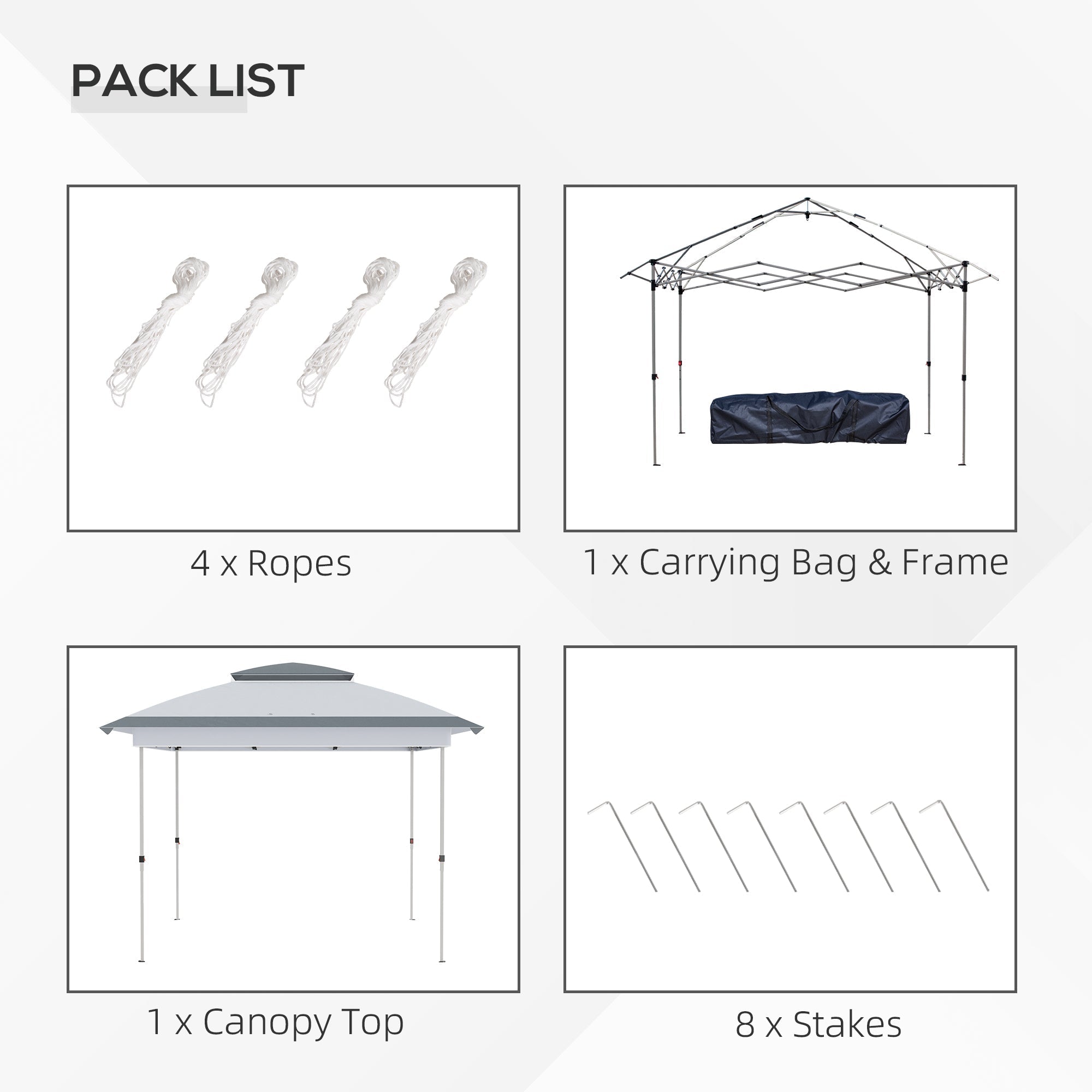 12' x 12' Pop Up Canopy Sun Shade Instant Tent Folding with Mesh Sidewalls, 3-Level Adjustable Height and Storage Bag, Gray Pop Up Canopies   at Gallery Canada