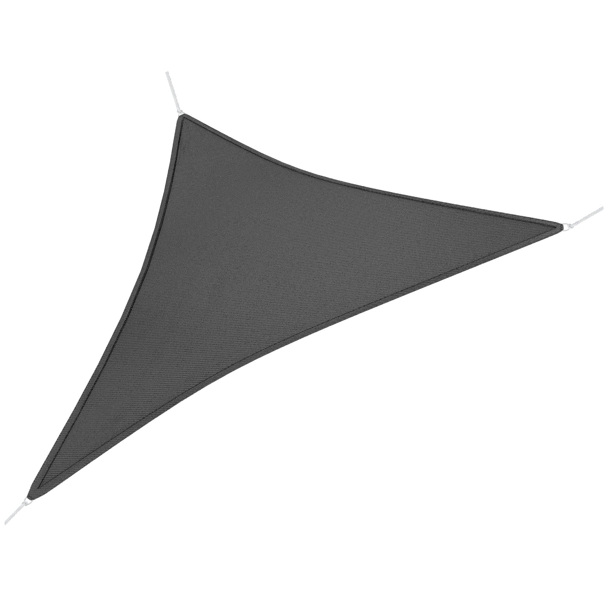 12' x 12' x 12' Triangle Sun Shade Sail with Led Lights, 90% UV Block Outdoor Shade Cloth Sunscreen Canopy for Lawn Patio Garden Yard, Shade Sails Dark Grey  at Gallery Canada