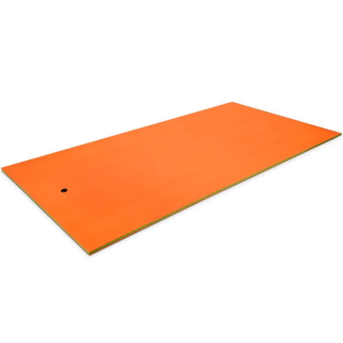 12 x 6 Feet 3 Layer Floating Water Pad, Orange