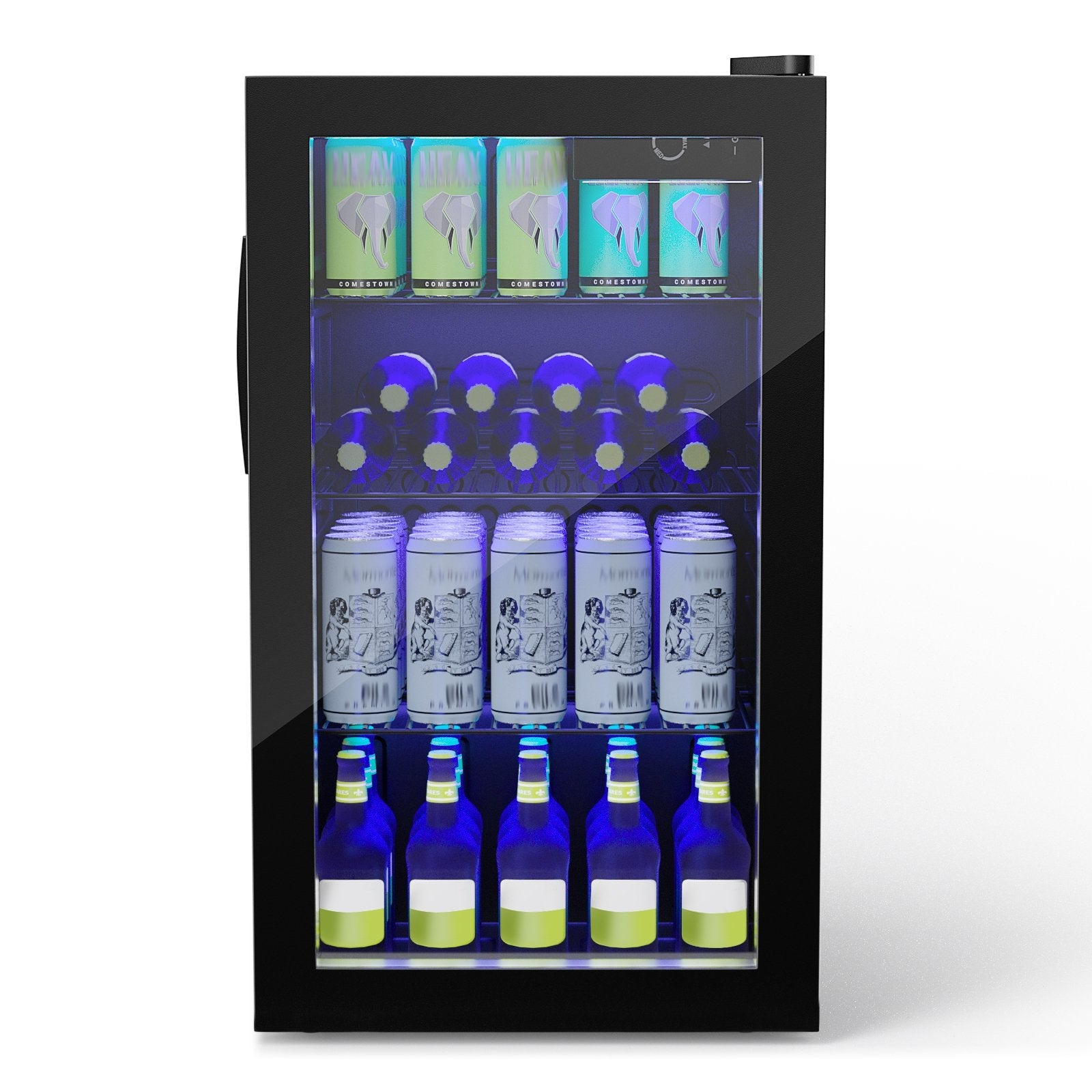 120 Can Beverage Mini Refrigerator with Glass Door Wine & Beverage Coolers   at Gallery Canada