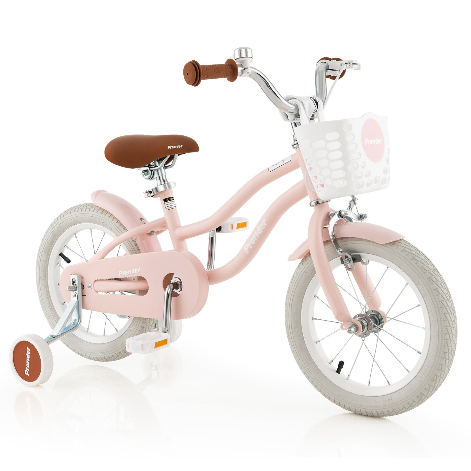 12"/14"/16"/18" Kids Bike with Training Wheels for Boys Girls Ages 3-8 Years-12 inches, Pink Kids Bike   at Gallery Canada