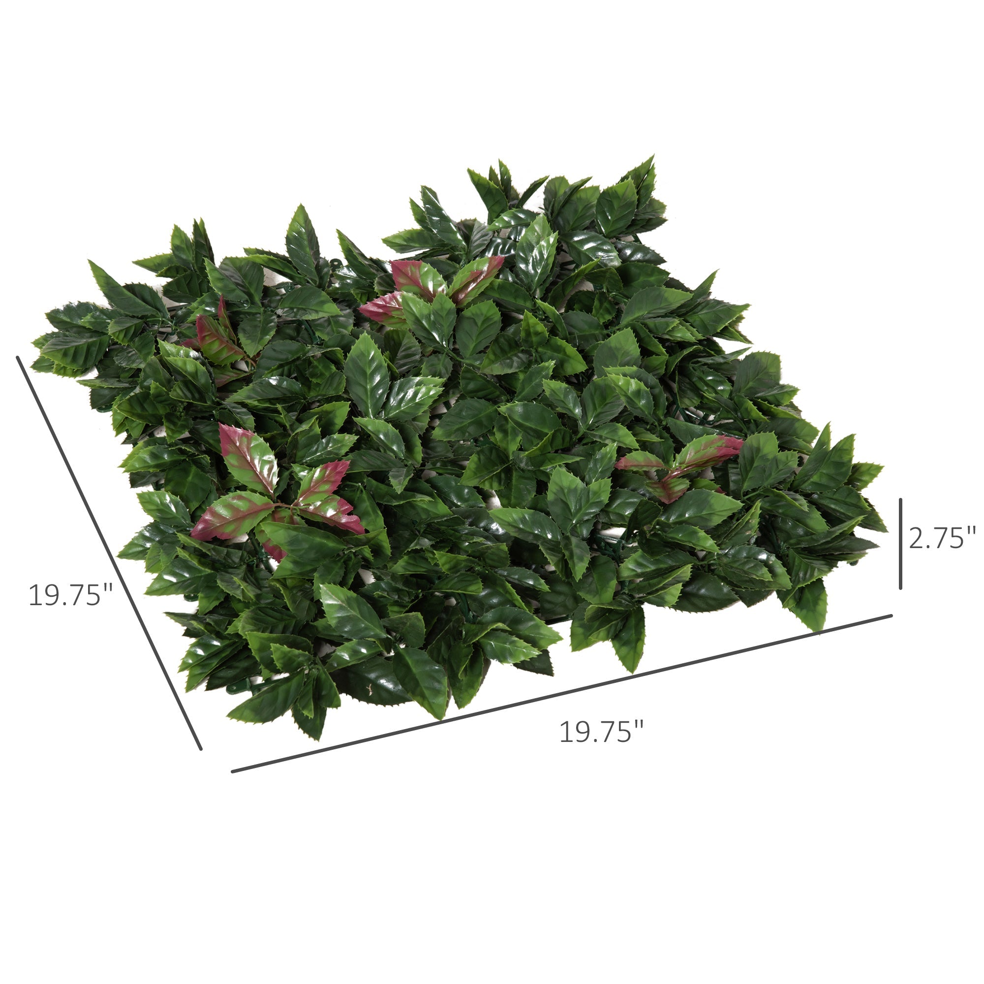 12PCS Artificial Boxwood Wall Panels 20