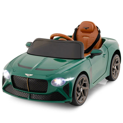 12V Battery Powered Licensed Bentley Bacalar Kids Ride-on Racer Car, Green Powered Ride On Toys   at Gallery Canada