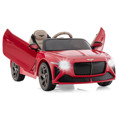 12V Battery Powered Licensed Bentley Bacalar Kids Ride-on Racer Car, Red Powered Ride On Toys   at Gallery Canada