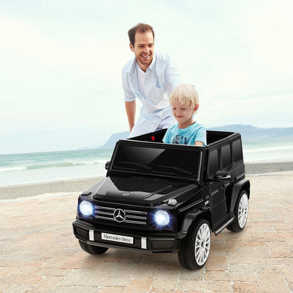 12V Battery Powered Licensed Mercedes-Benz G500 Kids Ride-on Car, Black Powered Ride On Toys   at Gallery Canada