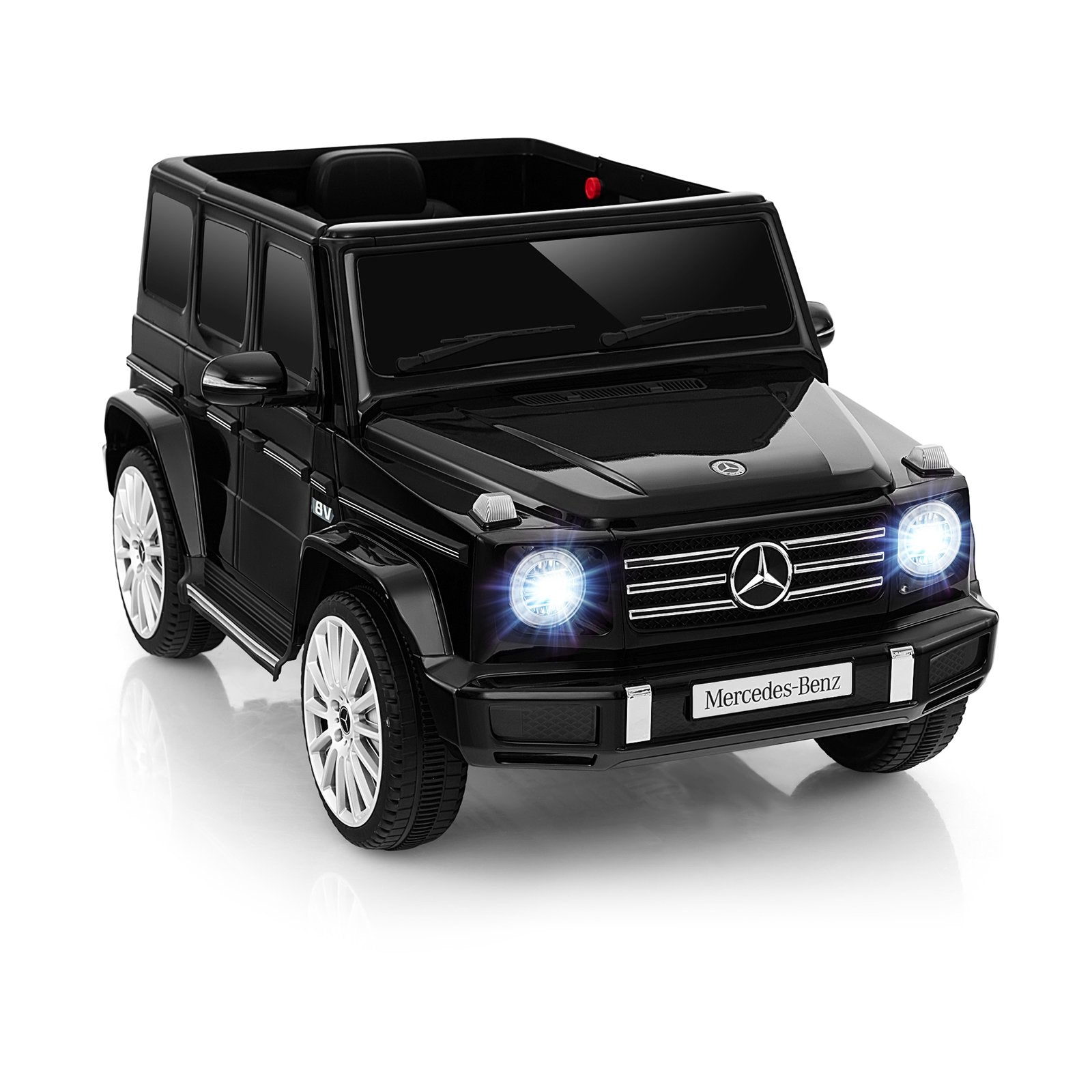 12V Battery Powered Licensed Mercedes-Benz G500 Kids Ride-on Car, Black Powered Ride On Toys   at Gallery Canada