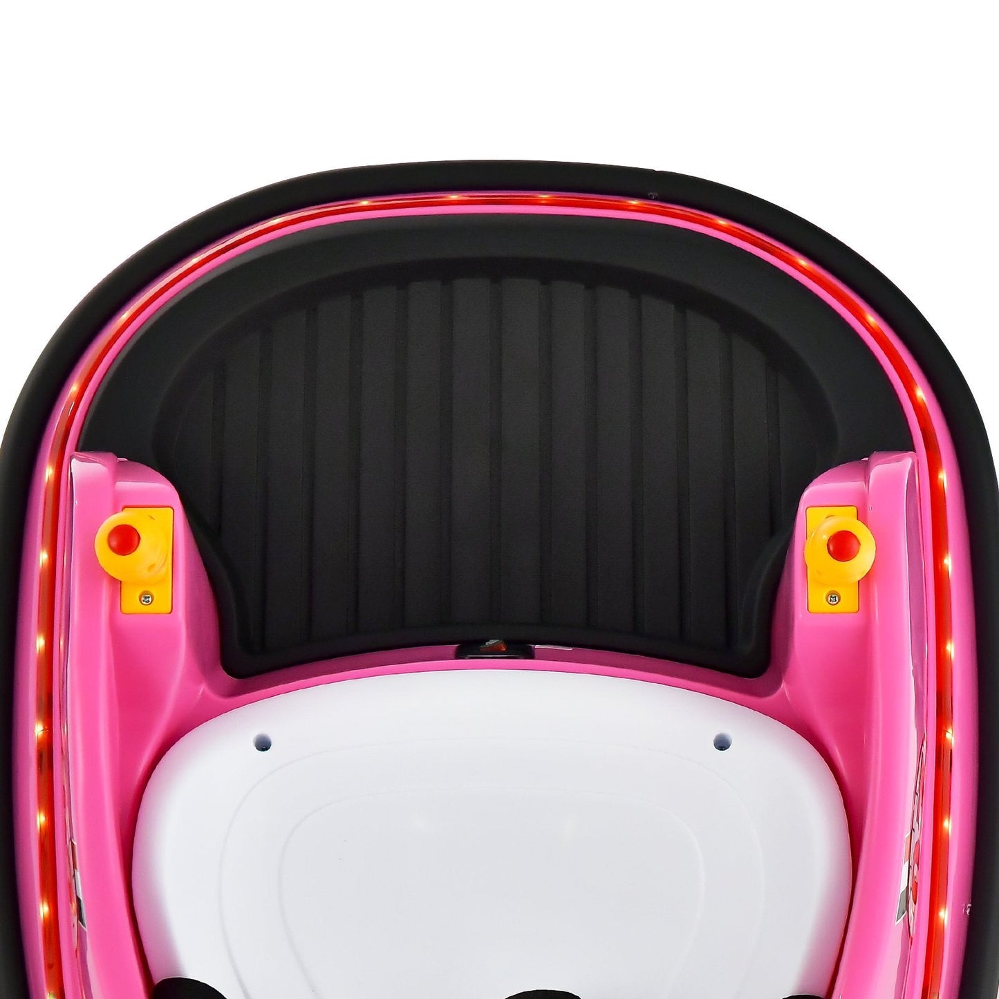 12V Electric Kids Ride On Bumper Car with Flashing Lights for Toddlers, Pink Powered Ride On Toys   at Gallery Canada