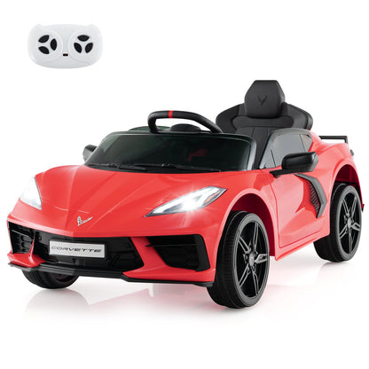 12V Electric Kids Ride On Car Licensed Chevrolet Corvette C8 with Remote Control Ages 3+ Years Old, Red Powered Ride On Toys   at Gallery Canada