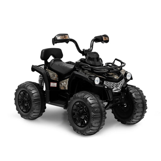 12V Kids Ride On ATV 4 Wheeler with MP3 and Headlights, Black Powered Ride On Toys   at Gallery Canada