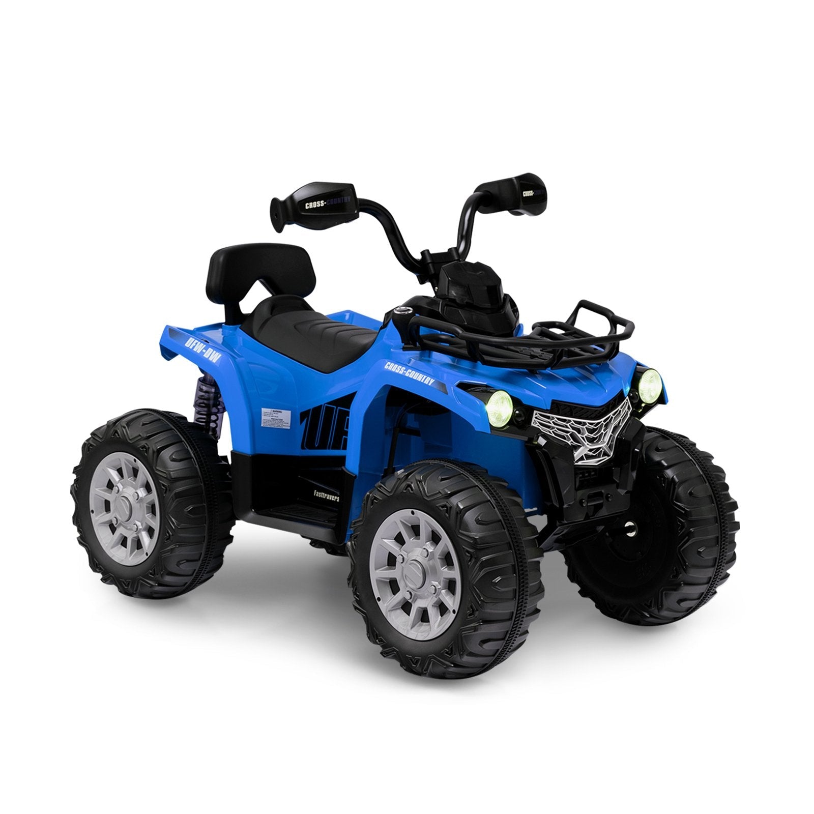 12V Kids Ride On ATV 4 Wheeler with MP3 and Headlights, Blue Powered Ride On Toys   at Gallery Canada