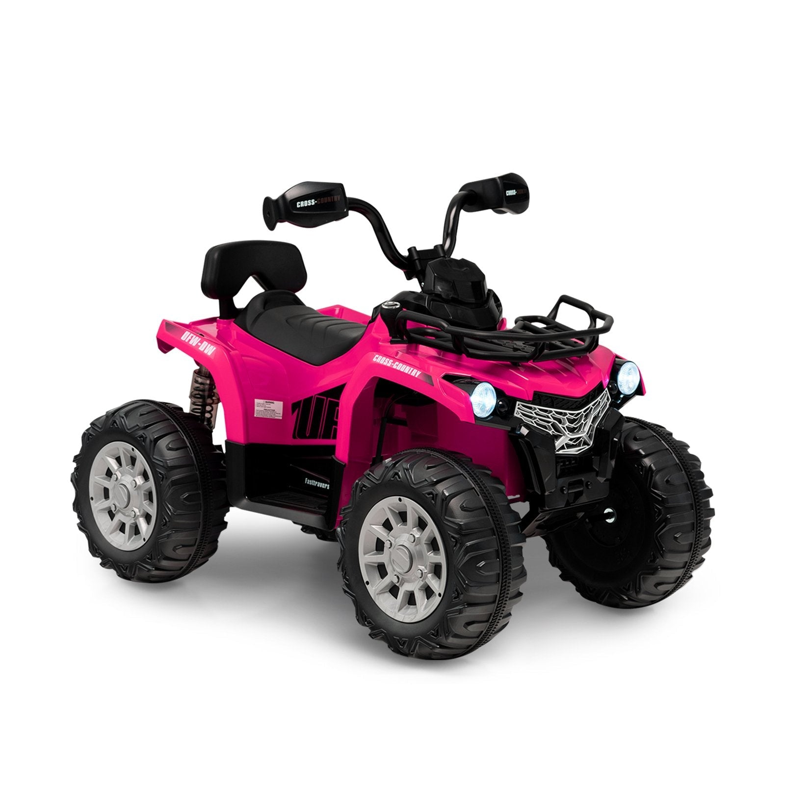 12V Kids Ride On ATV 4 Wheeler with MP3 and Headlights, Pink Powered Ride On Toys   at Gallery Canada