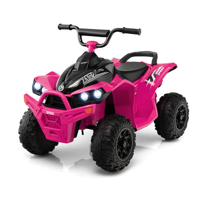 12V Kids Ride On ATV with High/Low Speed and Comfortable Seat, Pink Powered Ride On Toys   at Gallery Canada