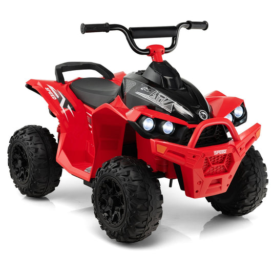 12V Kids Ride On ATV with High/Low Speed and Comfortable Seat, Red Powered Ride On Toys   at Gallery Canada