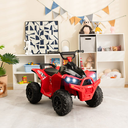 12V Kids Ride On ATV with High/Low Speed and Comfortable Seat, Red Powered Ride On Toys   at Gallery Canada