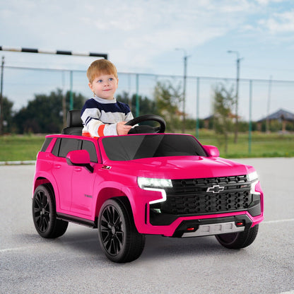 12V Kids Ride on Car with 2.4G Remote Control, Pink Powered Ride On Toys   at Gallery Canada