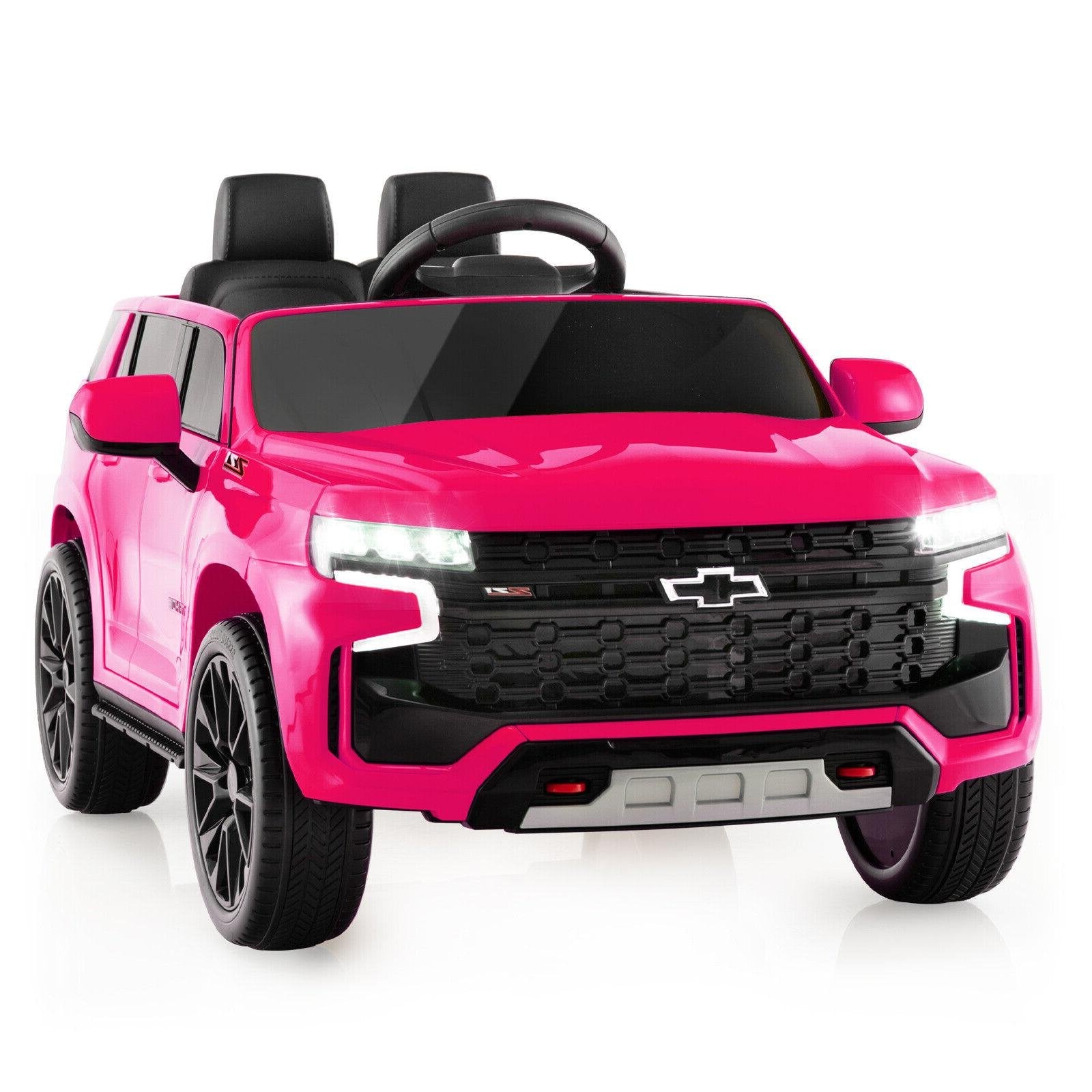 12V Kids Ride on Car with 2.4G Remote Control, Pink Powered Ride On Toys   at Gallery Canada