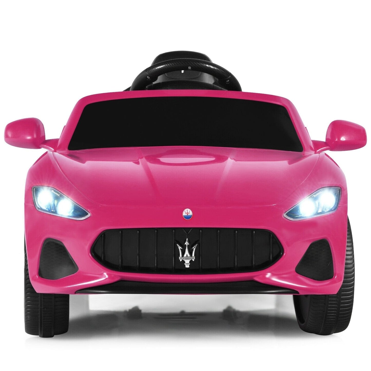 12V Kids Ride-On Car with Remote Control and Lights, Pink Powered Ride On Toys   at Gallery Canada