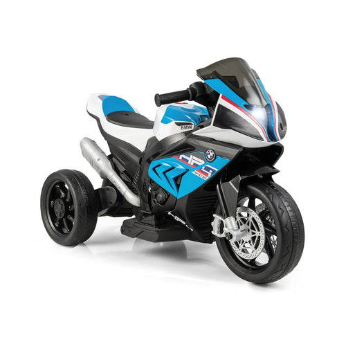 12V Licensed BMW Kids Motorcycle Ride-On Toy for 37-96 Months Old Kids, Blue