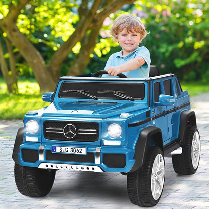 12V Licensed Mercedes-Benz Kids Ride On Car, Navy Powered Ride On Toys   at Gallery Canada