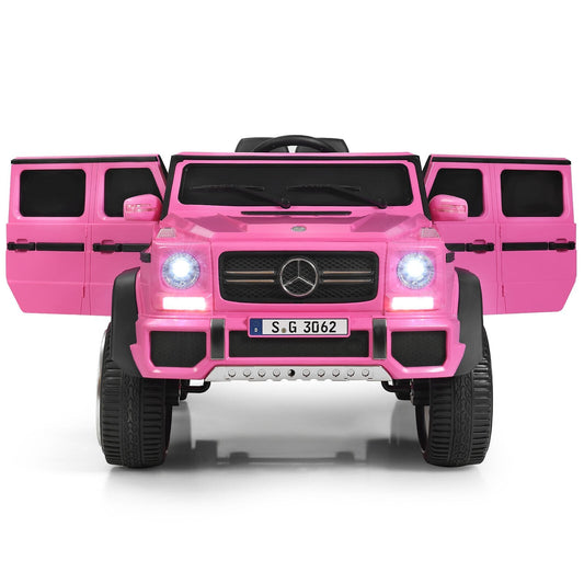 12V Licensed Mercedes-Benz Kids Ride On Car, Pink Powered Ride On Toys Pink  at Gallery Canada