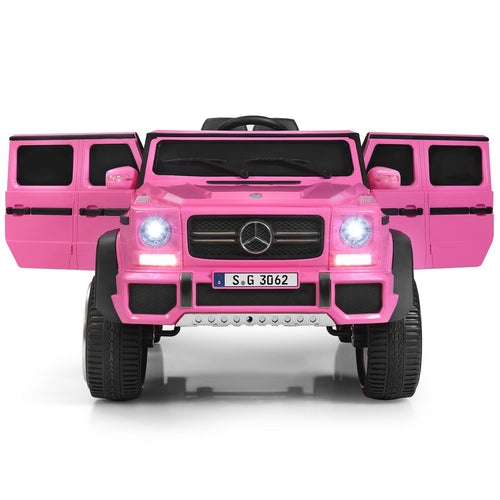 12V Licensed Mercedes-Benz Kids Ride On Car, Pink