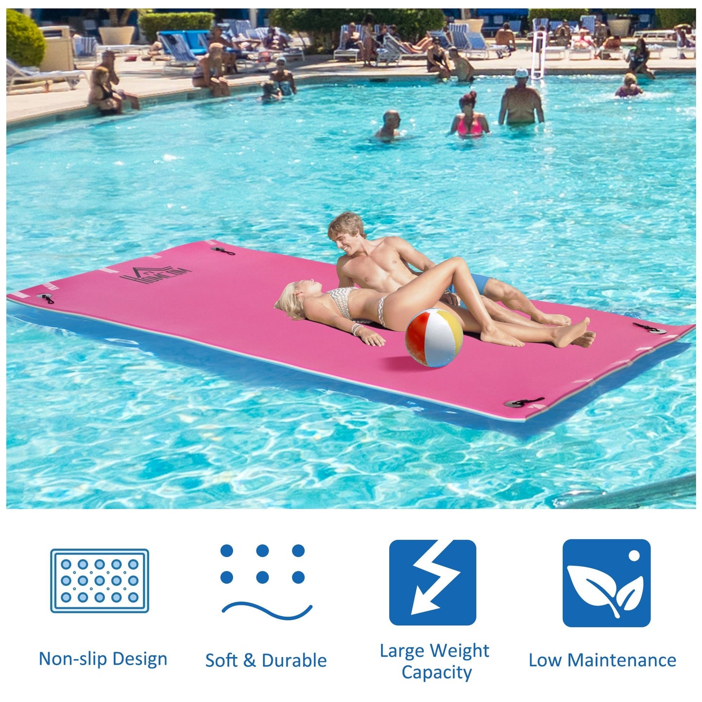 12x6ft Floating Mat Floating Lily Pad Water Carpet Float Aqua Mat Water Recreation and Relaxing in Pool Beach Lake Floating Water Mats   at Gallery Canada