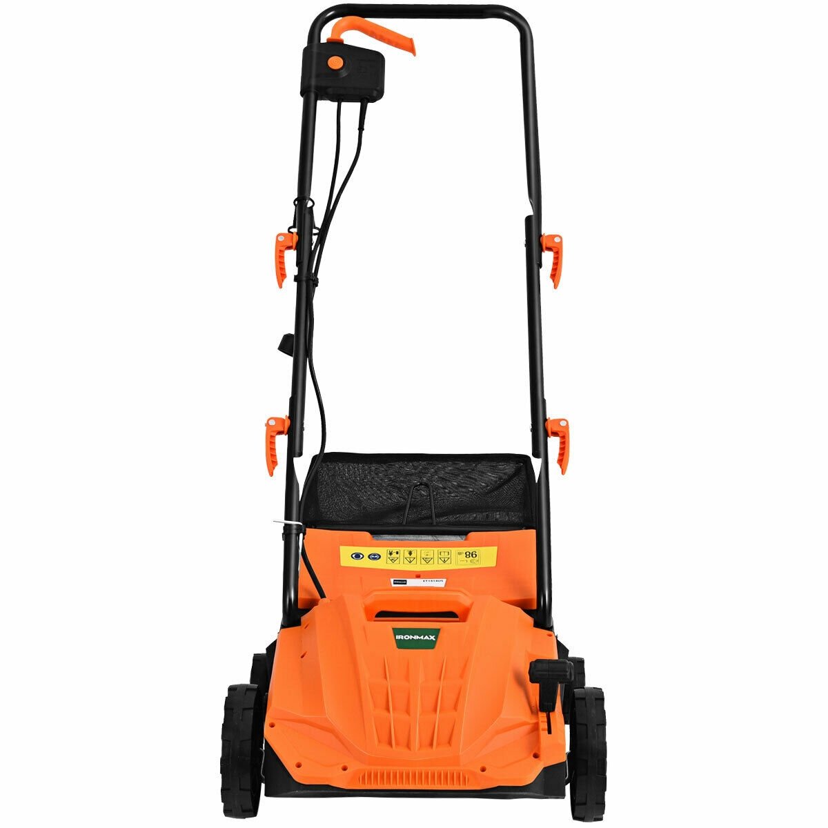 13 Inch 12 Amp Electric Scarifier with Collection Bag and Removable Blades, Orange Lawn Care Tools   at Gallery Canada