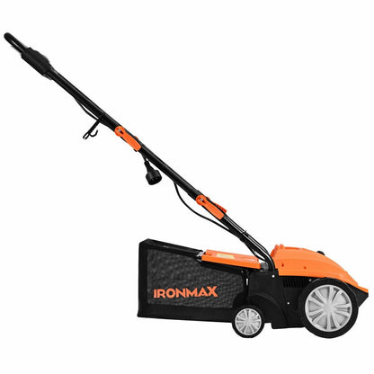 13 Inch 12 Amp Electric Scarifier with Collection Bag and Removable Blades, Orange Lawn Care Tools   at Gallery Canada