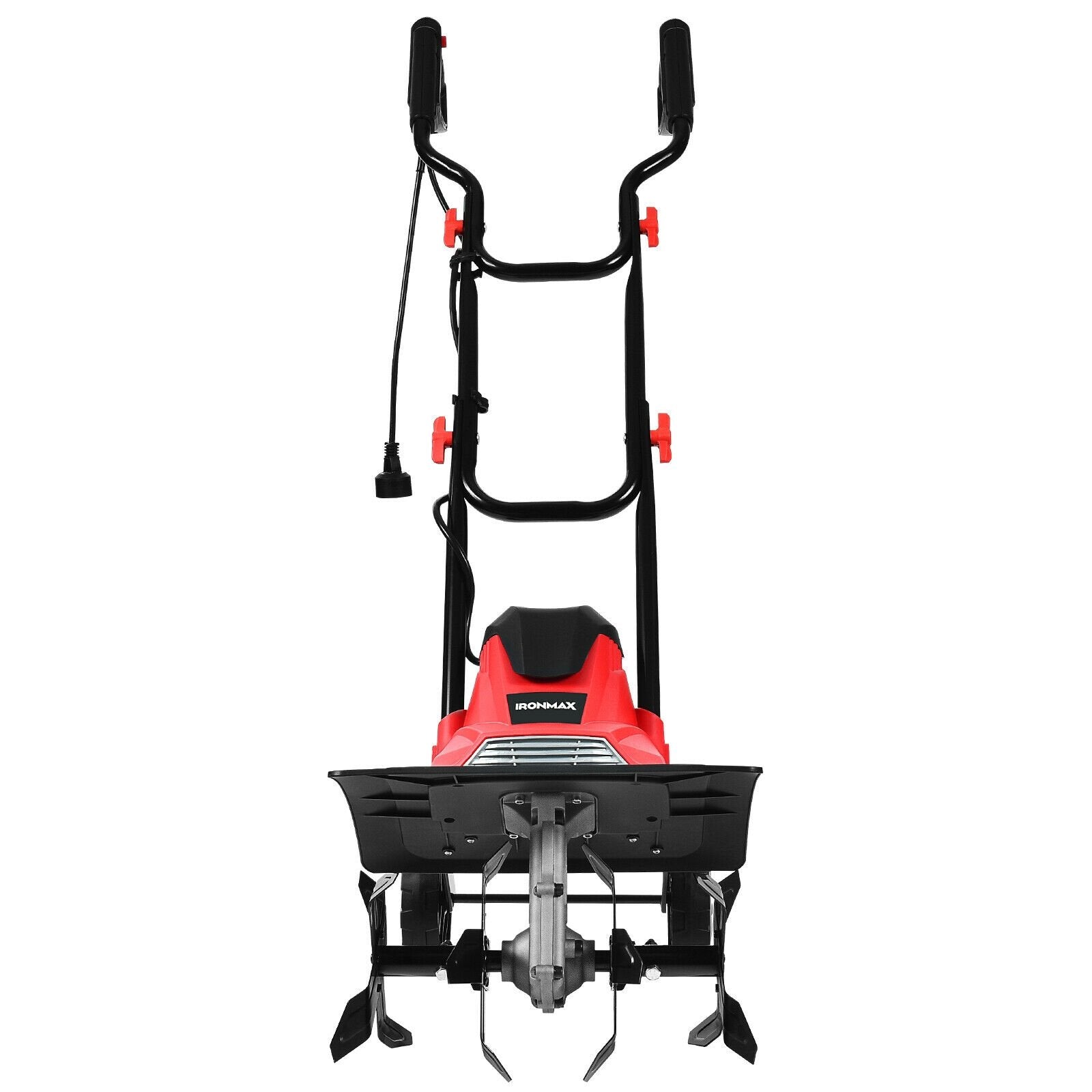 14-Inch 10 Amp Corded Electric Tiller and Cultivator 9-Inch Tilling Depth, Black & Red Garden Tools   at Gallery Canada