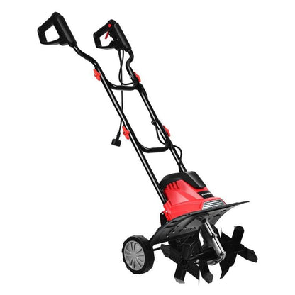 14-Inch 10 Amp Corded Electric Tiller and Cultivator 9-Inch Tilling Depth, Black & Red Garden Tools   at Gallery Canada