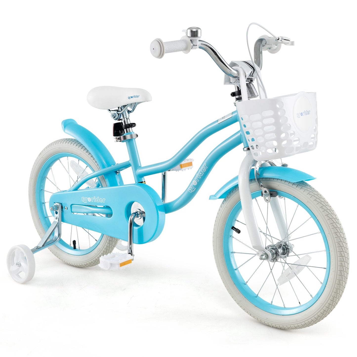 14/16/18 Inch Kids Bike with Dual Brakes and Adjustable Seat-16 inches, Blue Kids Bike   at Gallery Canada