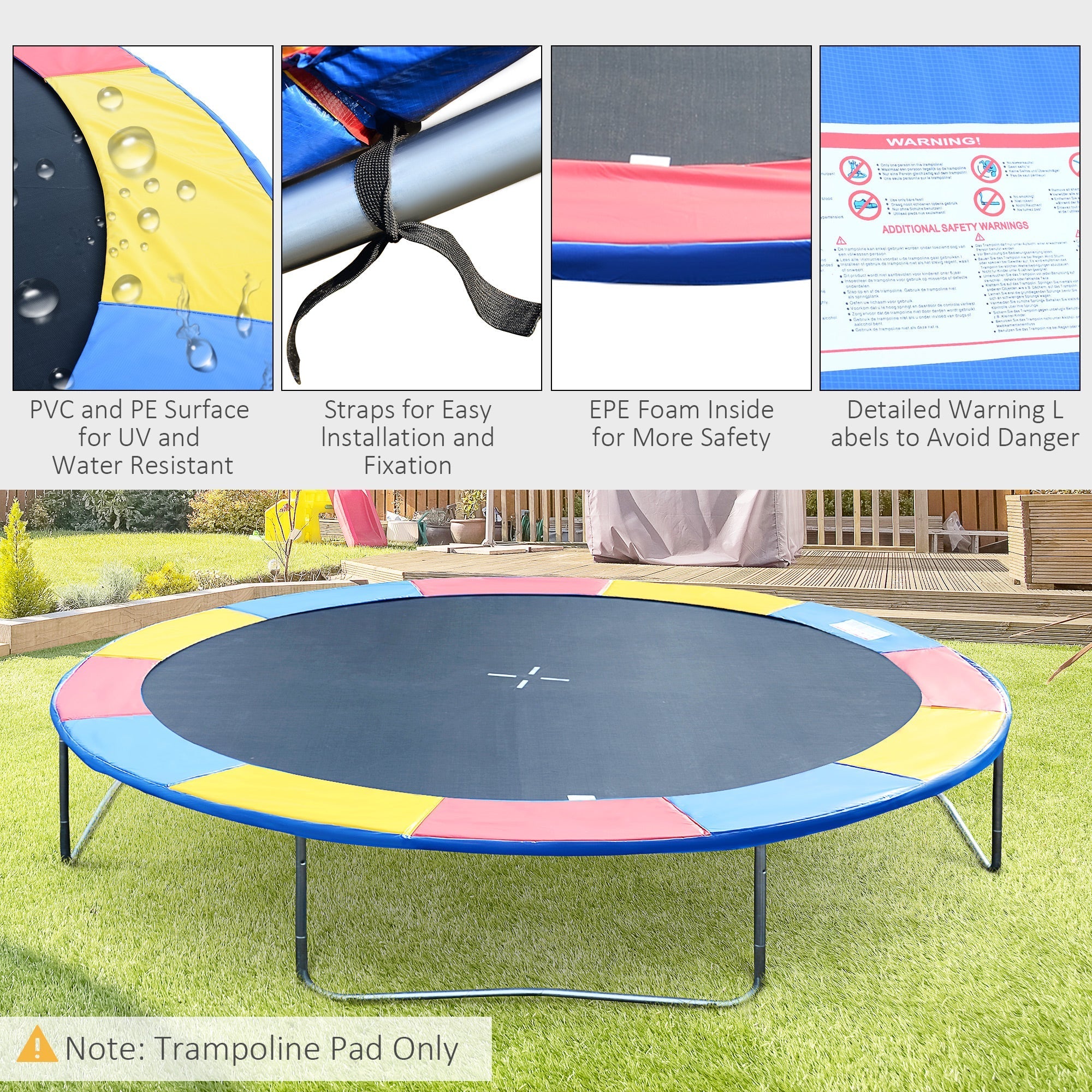 14FT Trampoline Pad Φ168