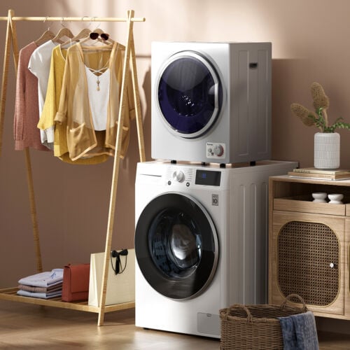 1.5 Cu .ft Clothes Dryer with with Stainless Steel Wall Mount, Silver Dryers   at Gallery Canada