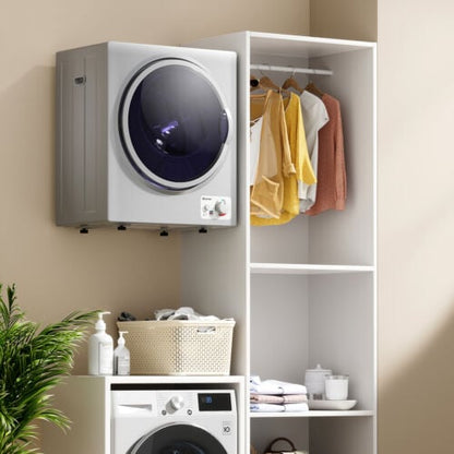 1.5 Cu .ft Clothes Dryer with with Stainless Steel Wall Mount, Silver Dryers   at Gallery Canada