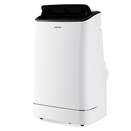 15000 BTU Portable Air Conditioner with Heat and Auto Swing, White Portable Air Conditioners White  at Gallery Canada