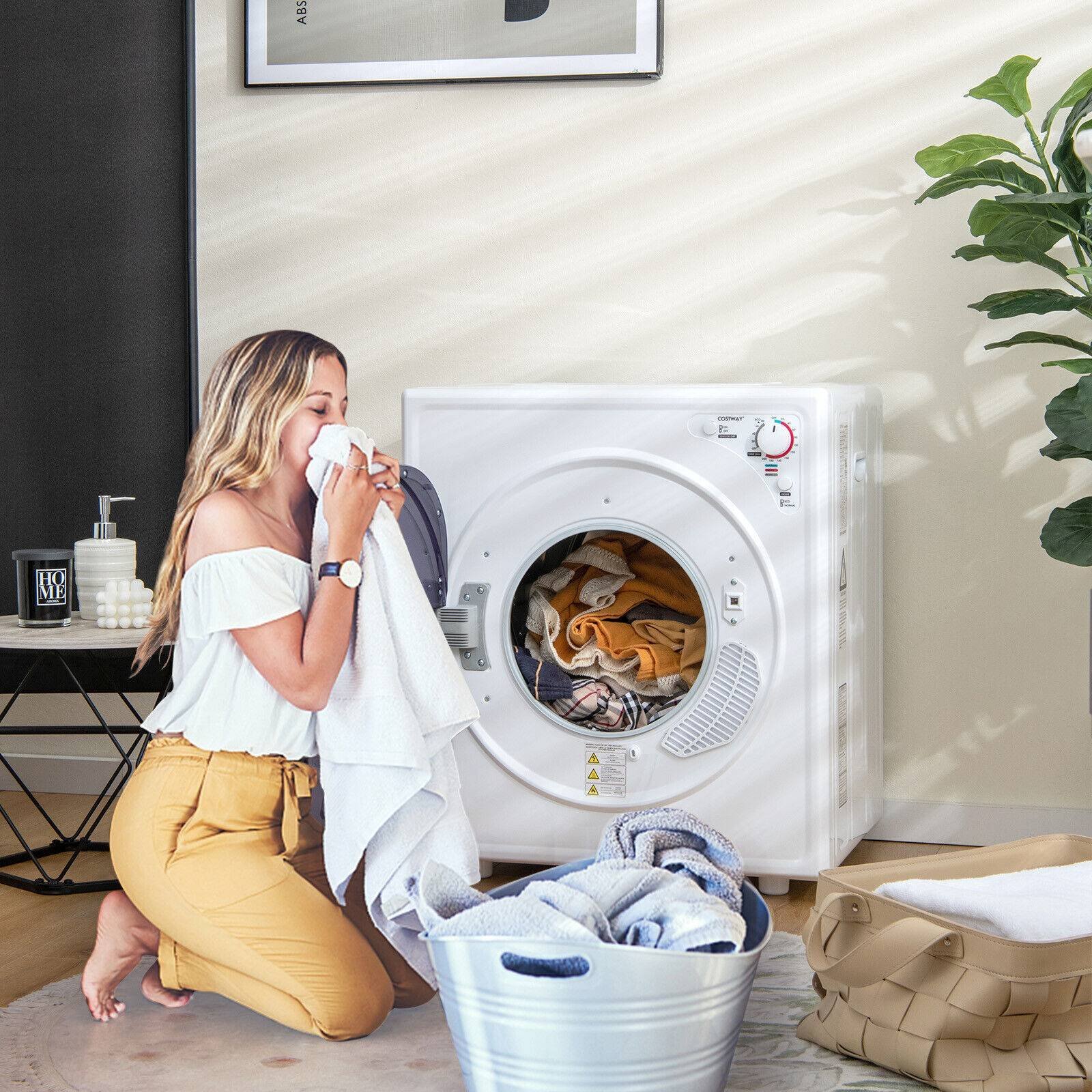 1500W Compact Laundry Dryer with Touch Panel, White Dryers   at Gallery Canada