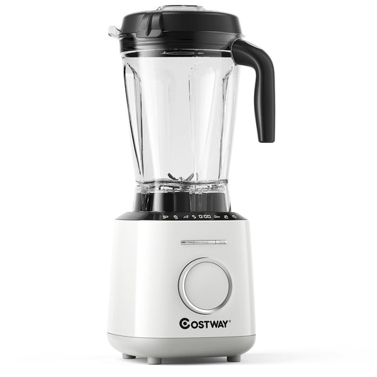 1500W Countertop Smoothies Blender with 10 Speed and 6 Pre-Setting Programs, White Food Mixers & Blenders   at Gallery Canada