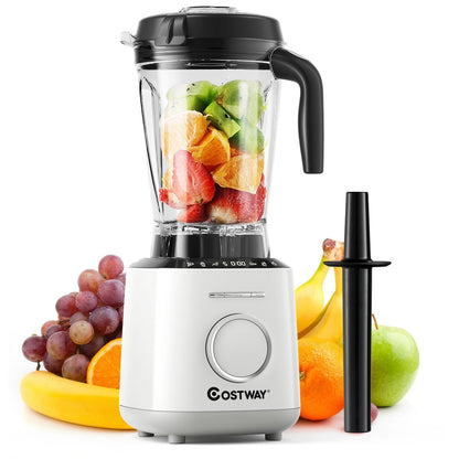 1500W Countertop Smoothies Blender with 10 Speed and 6 Pre-Setting Programs, White Food Mixers & Blenders   at Gallery Canada