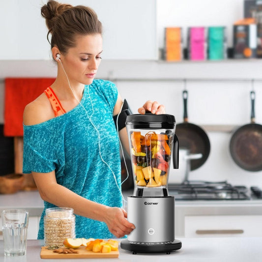 1500W Smoothie Maker High Power Blender with 10 Speeds, Black Food Mixers & Blenders   at Gallery Canada