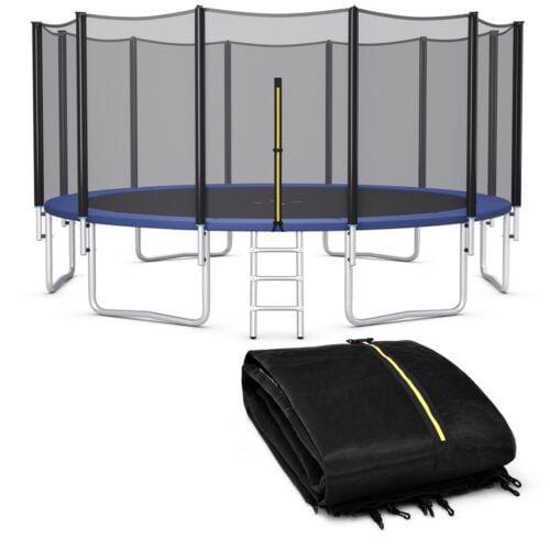 15/16 Feet Trampoline Replacement Safety Net-16 ft, Black Trampoline Accessories   at Gallery Canada