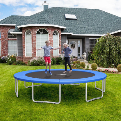 16 Feet Waterproof and Tear-Resistant Universal Trampoline Safety Pad Spring Cover, Blue Trampoline Accessories   at Gallery Canada